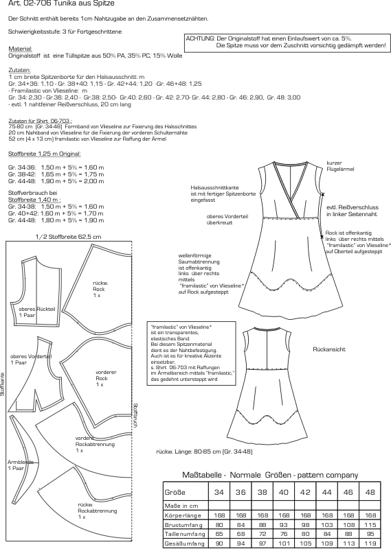 Preview: 02-706 Spitzentunika mit Top 06-703