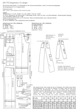 Preview: 00-175 Cargo-Hose in 2 Längen