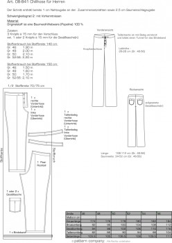 08-841 Chillhose für Herren