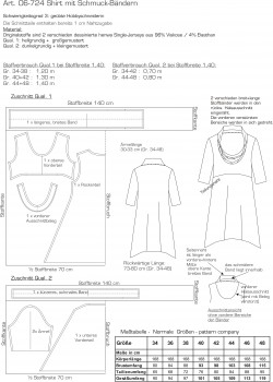 06-724 Shirt mit Schmuck-Bändern