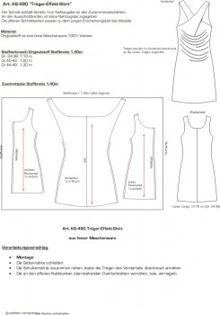 Art. K6-490 „Träger-Effekt-Shirt“
