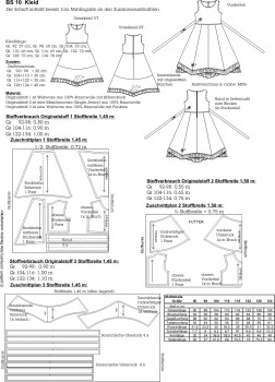 BS 10 Kleid - Gr. 92-134