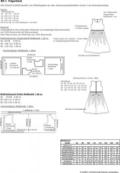 BS 3 Trägerkleid Gr. 92-134