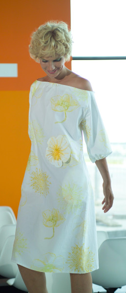 Art. 02-391 Hemdkleid mit gefassten Ärmeln