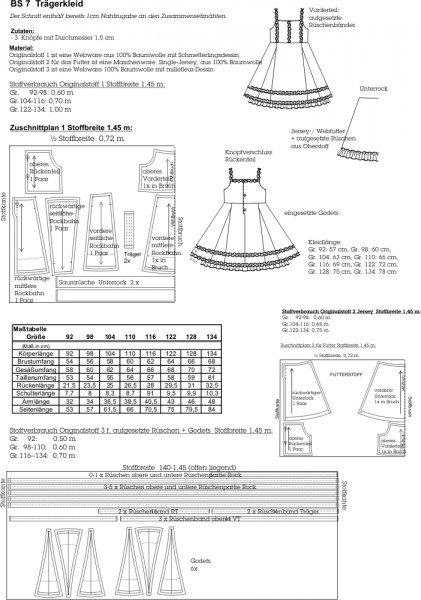 BS 7 Trägerkleid