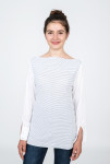 Art. 06-910 Top aus Jersey mit Hemdärmeln